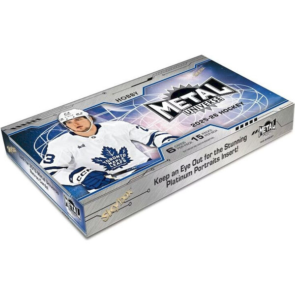 Hokejové karty 2025-26 Upper Deck Skybox Metal Universe Hockey Hobby Box