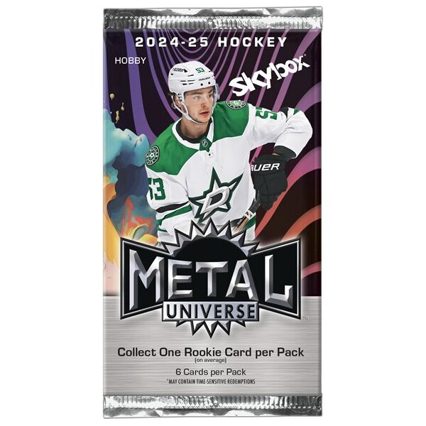 Hokejové karty 2024-25 Upper Deck Skybox Metal Universe Hockey Hobby Balíček