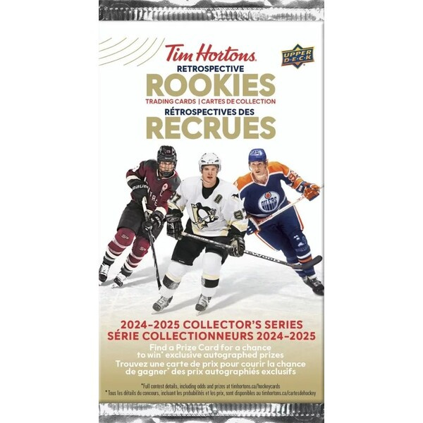 2024-25 Upper Deck Tim Hortons Retrospective Rookies Hockey Hobby Balíček