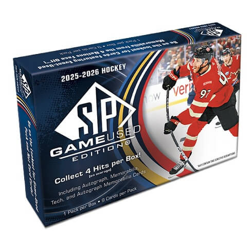 2025-26 Upper Deck SP Game Used Hockey Hobby Box
