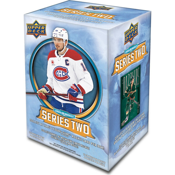 Hokejové karty 2025-26 Upper Deck Series 2 Hockey Blaster Box