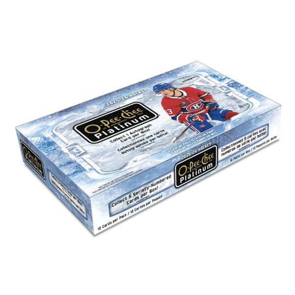 Hokejové karty 2025-26 Upper Deck O-Pee-Chee Platinum Hockey Hobby Box
