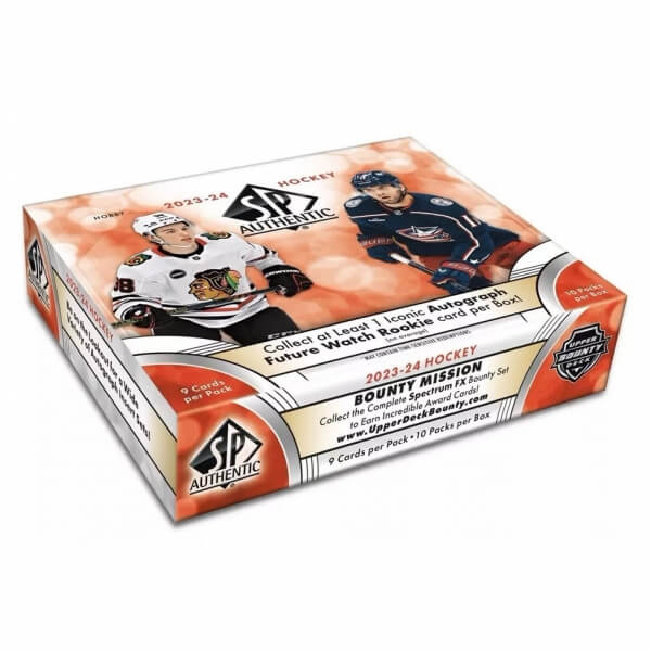 Hokejové karty 2023-24 Upper Deck SP Authentic Hockey Hobby Box