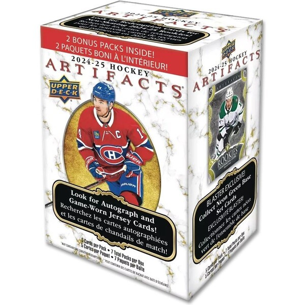 Upper Deck 2024-2025 Upper Deck Artifacts Hockey Blaster Box