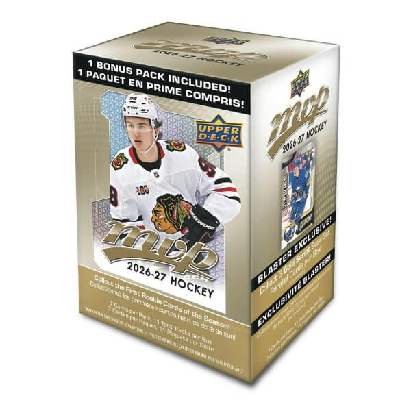 Hokejové karty 2026-27 Upper Deck MVP Hockey Blaster Box