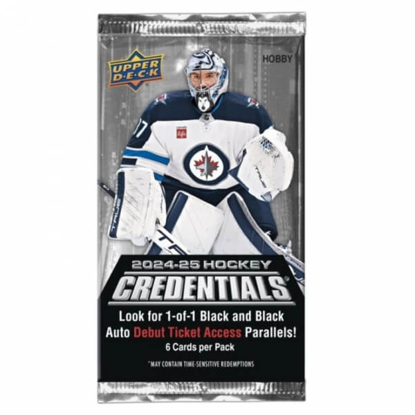2024-25 Upper Deck Credentials Hockey Hobby Balíček