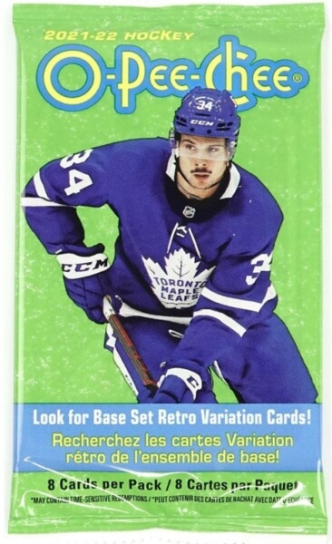 Hokejové karty Upper Deck - 21-22 O-Pee-Chee Hockey Gravity Balíček