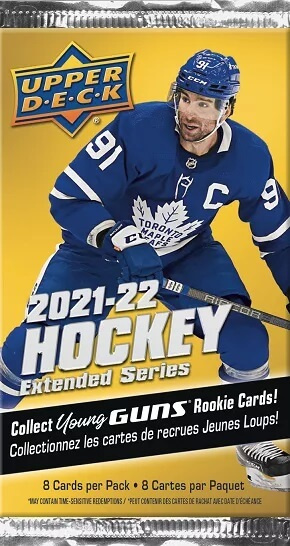 Hokejové karty Upper Deck - 21-22 Extended Series Hockey Retail Balíček