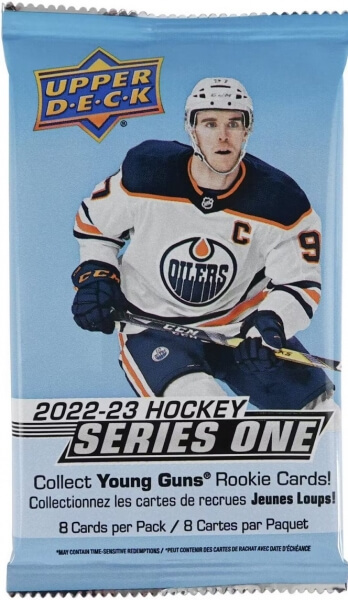 Hokejové karty Upper Deck - 22-23 Series 1 Retail Balíček