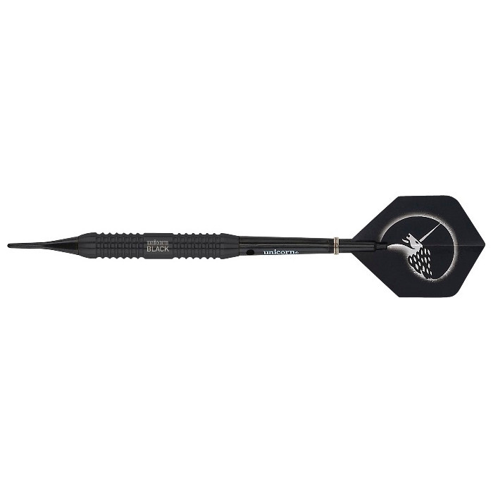 Šipky Unicorn Core Plus Black Brass Soft S2 3ks 19 g