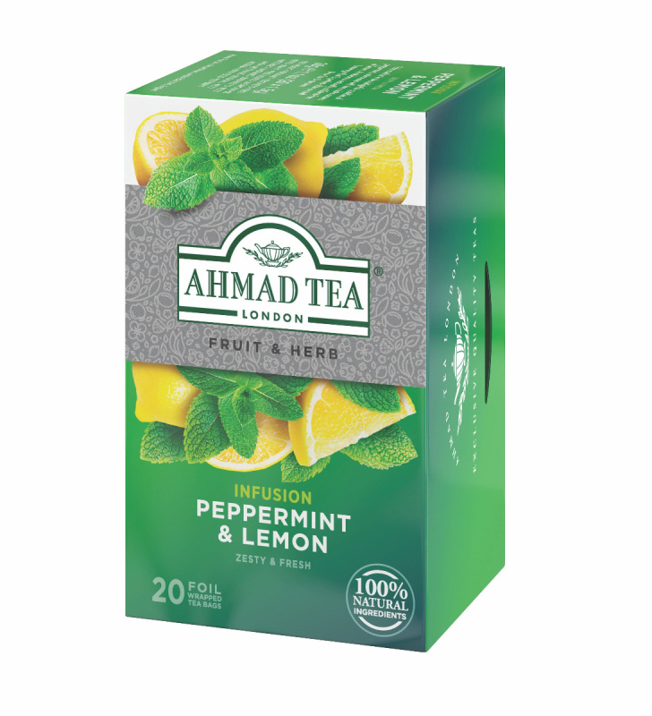 Ahmad Tea - ovocný čaj - máta a citron