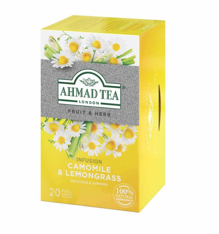 Ahmad Tea - bylinný čaj - heřmánek a citronová tráva