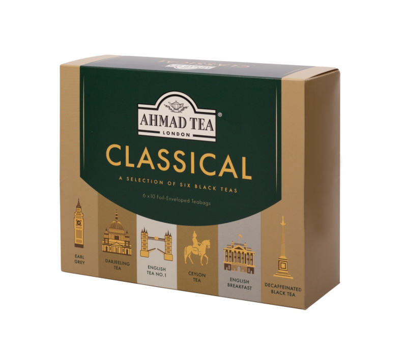 AHMAD TEA Classical tea collection černé čaje 60 sáčků