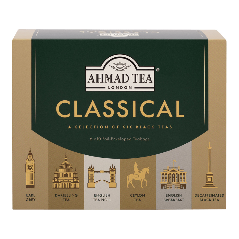 AHMAD TEA Classical tea collection černé čaje 60 sáčků