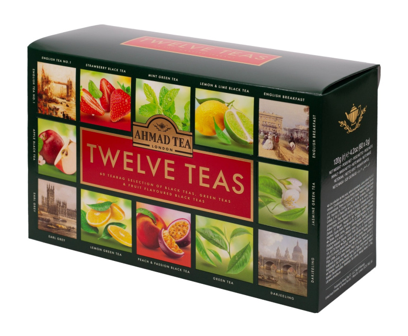 AHMAD TEA Twelve teas 60 sáčků