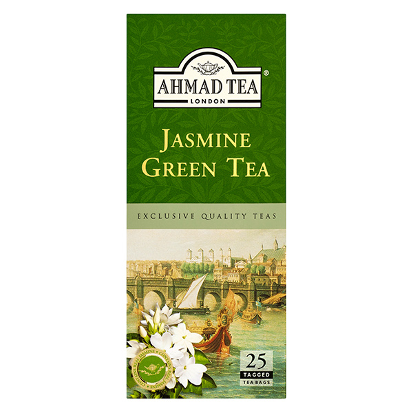 Ahmad Tea Zelený čaj s jasmínem porcovaný čaj 25x2