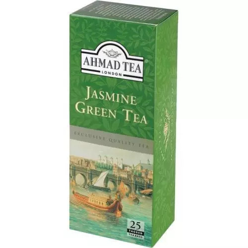 Ahmad Tea Zelený čaj s jasmínem porcovaný čaj 25x2