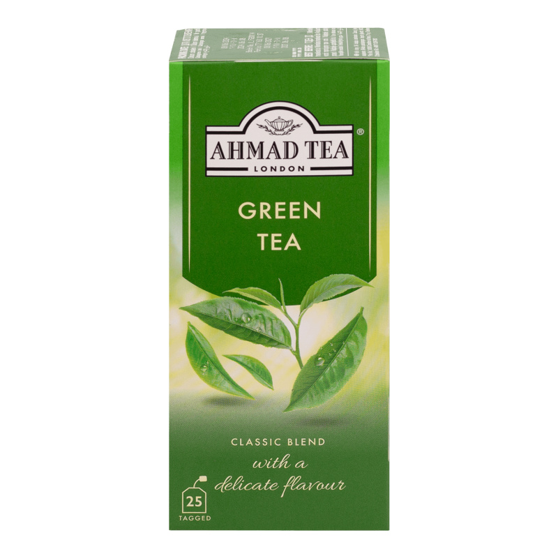 Ahmad Tea Green Tea porcovaný čaj 25x2 g