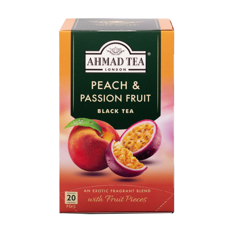 Ahmad Tea | Peach & Passion Fruit | 20 alu sáčků