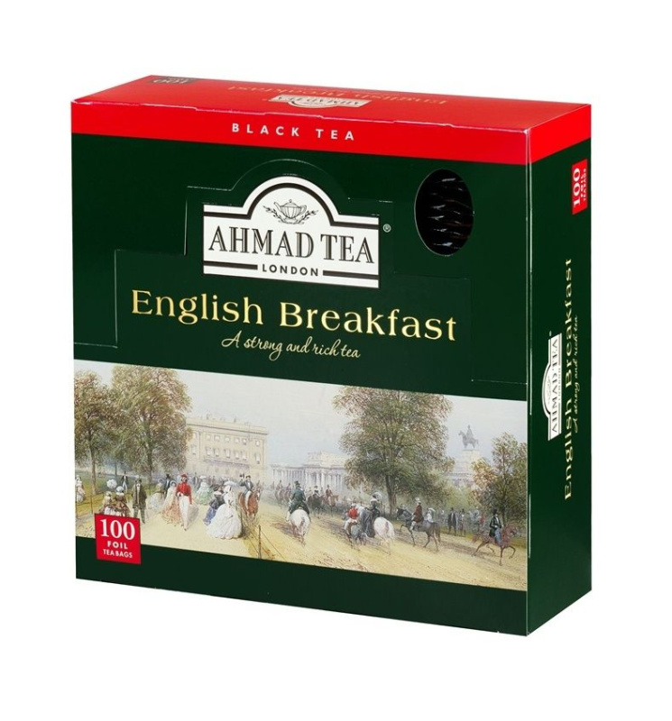 Černý čaj Ahmad - English Breakfast, 100x 2 g