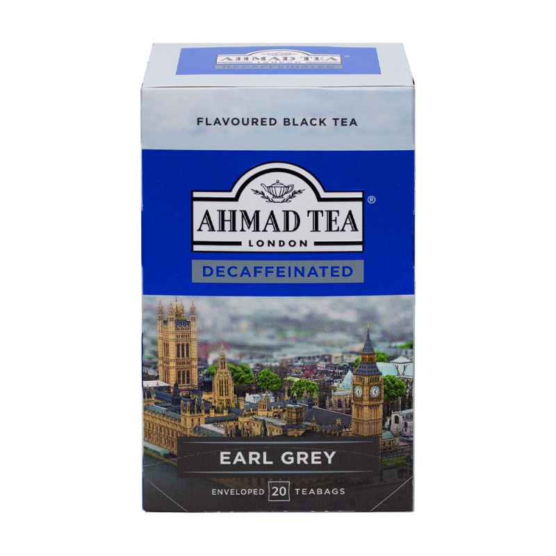 Ahmad Tea Decaffeinated Earl Grey - černý čaj bez kofeinu - 20 ks