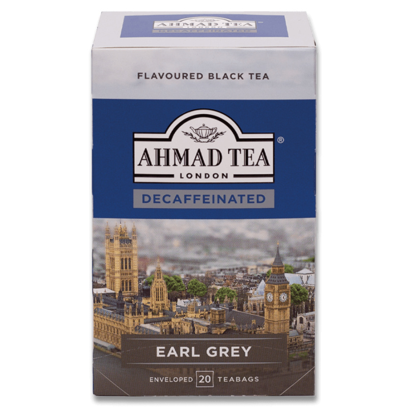 Ahmad Tea Decaffeinated Earl Grey - černý čaj bez kofeinu - 20 ks