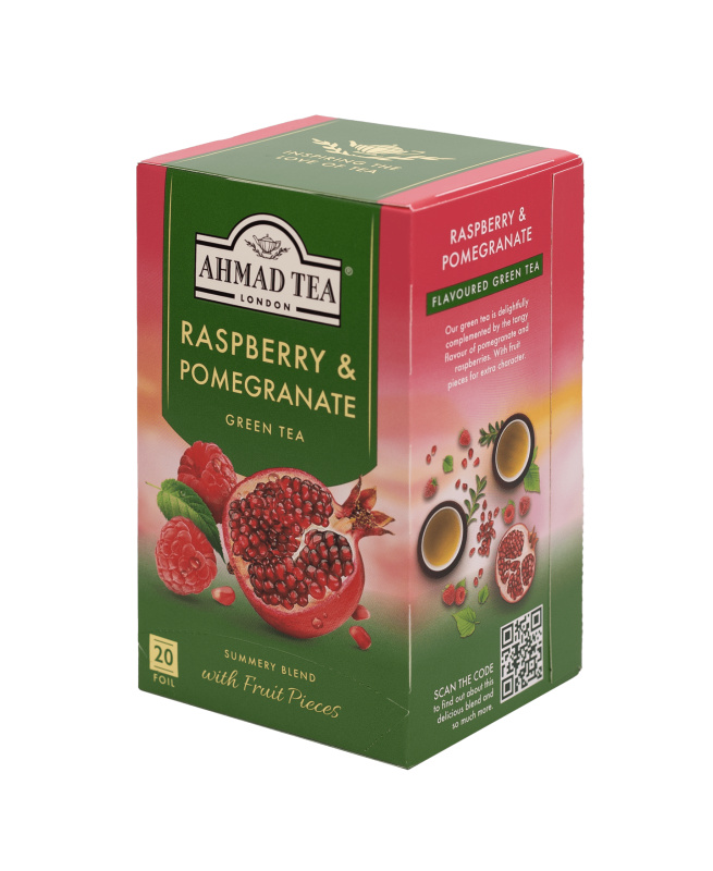 Ahmad Tea | Raspberry & Pomegranate | 20 alu sáčků