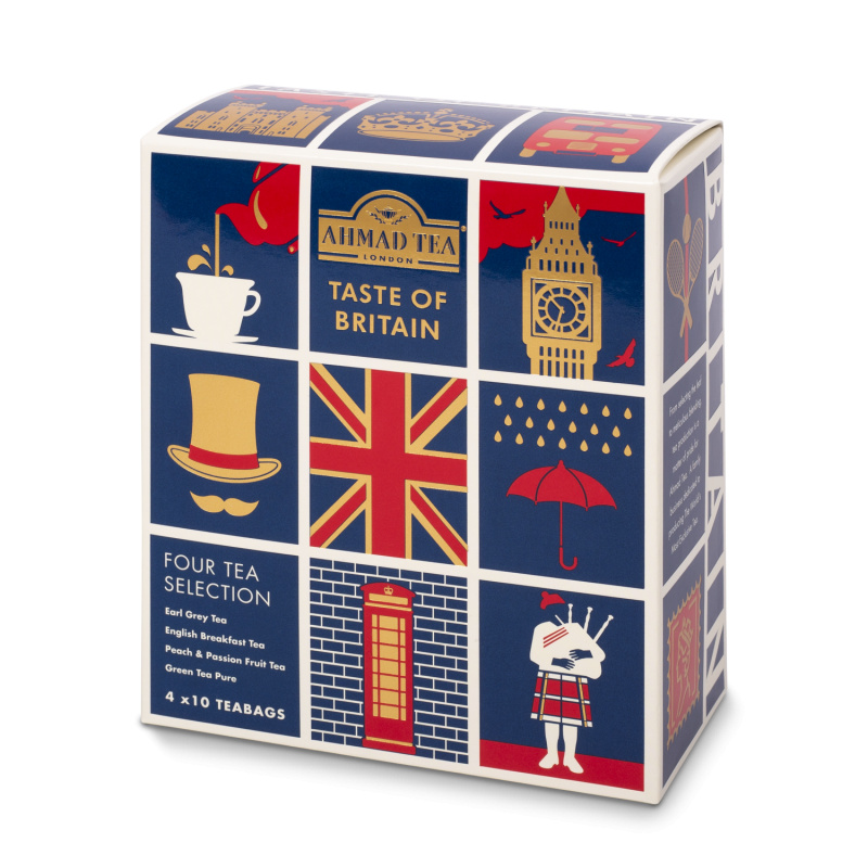 Ahmad Tea Taste of Britain porcovaný čaj 40x2 g