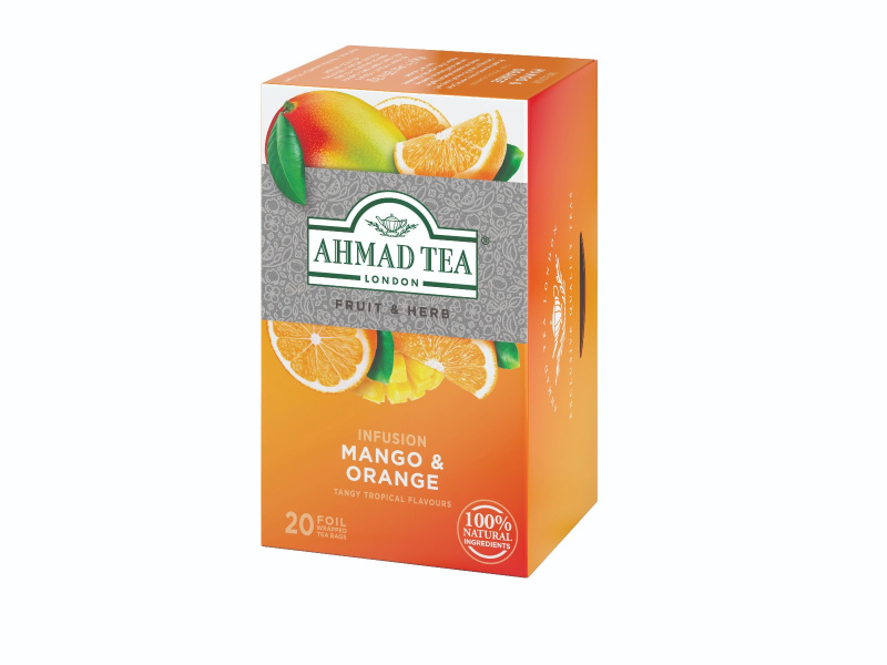 Ahmad Tea - ovocný čaj - mango a pomeranč
