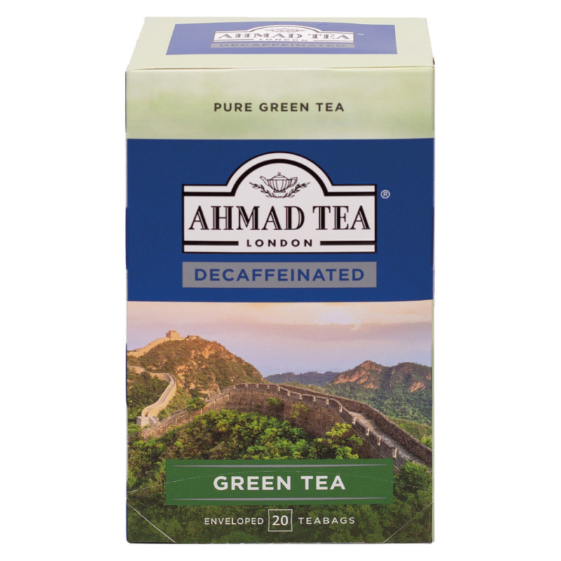 Ahmad Tea Decaffeinated - zelený čaj bez kofeinu - 20 ks
