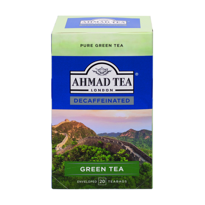 Ahmad Tea Decaffeinated - zelený čaj bez kofeinu - 20 ks