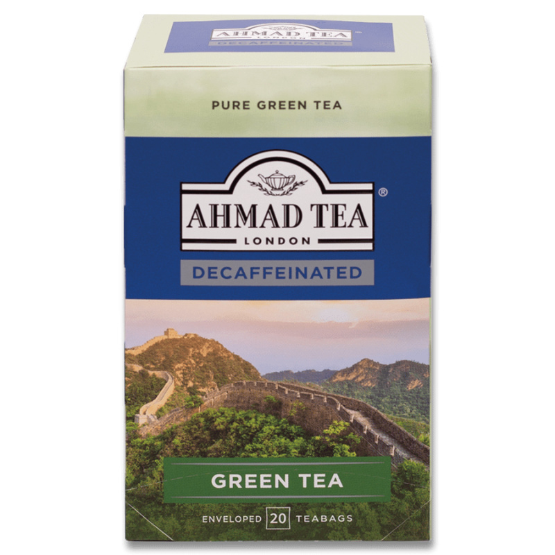 Ahmad Tea Decaffeinated - zelený čaj bez kofeinu - 20 ks