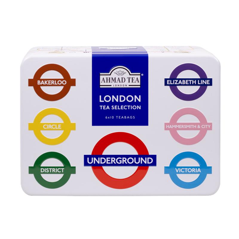 Ahmad Tea London Underground kolekce čajů 60 sáčků