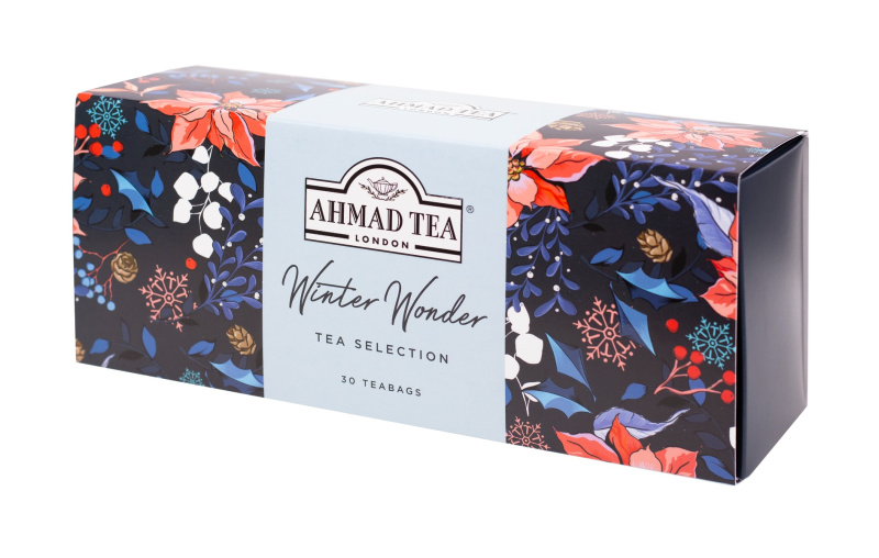 Ahmad Tea Winter Wonder Selection Small - dárková sada čajů - 3 x 10 ks