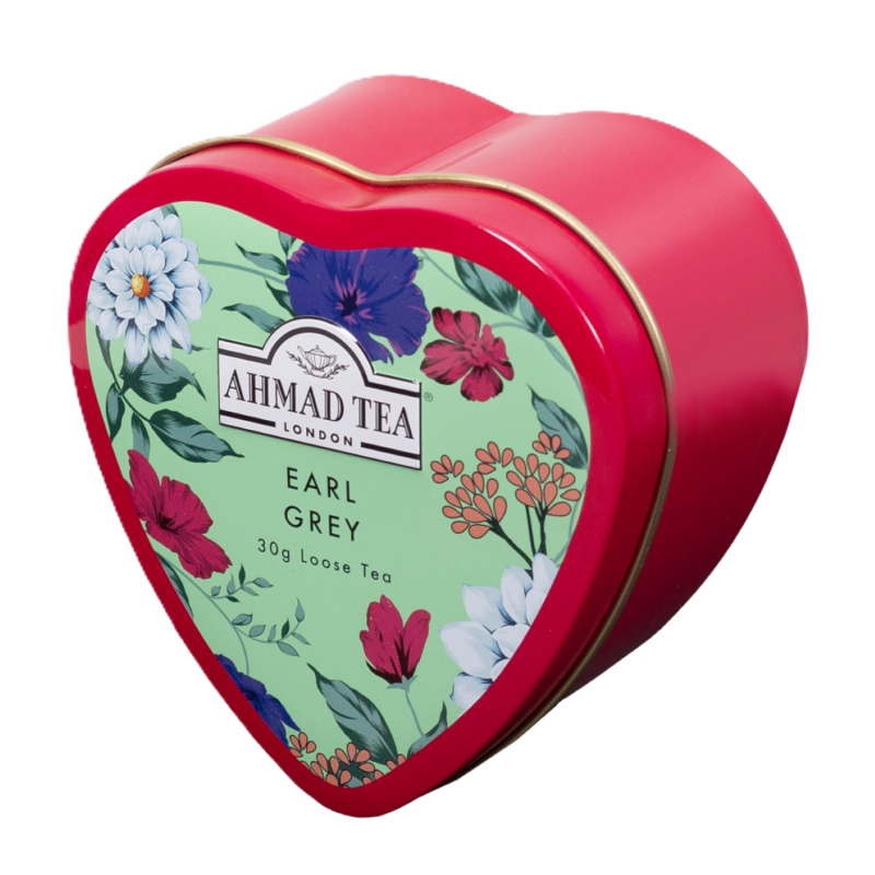 Ahmad Tea | Heart Caddy Earl Grey | 30g sypaný