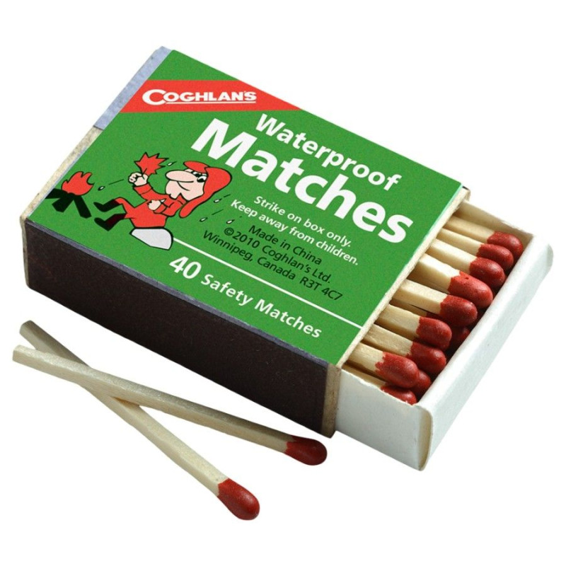 Coghlans vodotěsné zápalky, zápalky