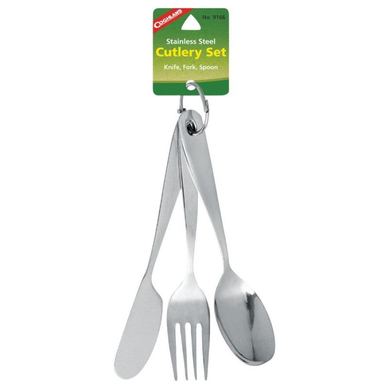 Coghlans Stainless Steel Cutlery Set, příbory