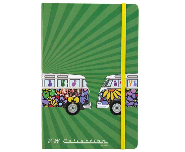 VWCOL VW Collection VW T1 Bulli Bus Zápisník A5 linkovaný - Love Bus