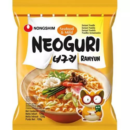 Nong Shim nudle seafood mild neoguri 120g