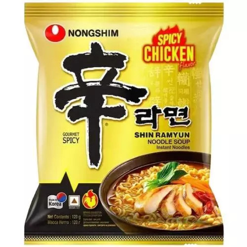 Nong Shim nudle Shin Ramyun Spicy Chicken 120g