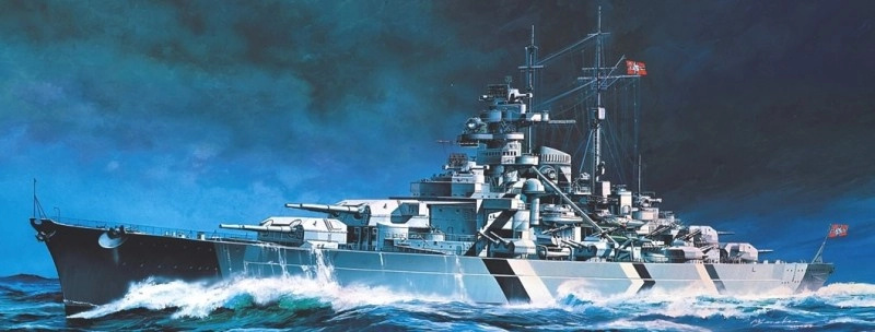 Academy Model Kit loď 14219 BATTLESHIP TIRPITZ STATIC 1:800
