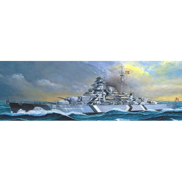 Academy Model Kit loď 14109 GERMAN BATTLESHIP BISMARCK 1:350