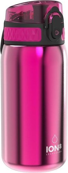 ion8 Leak Proof nerezová láhev Pink, 400 ml