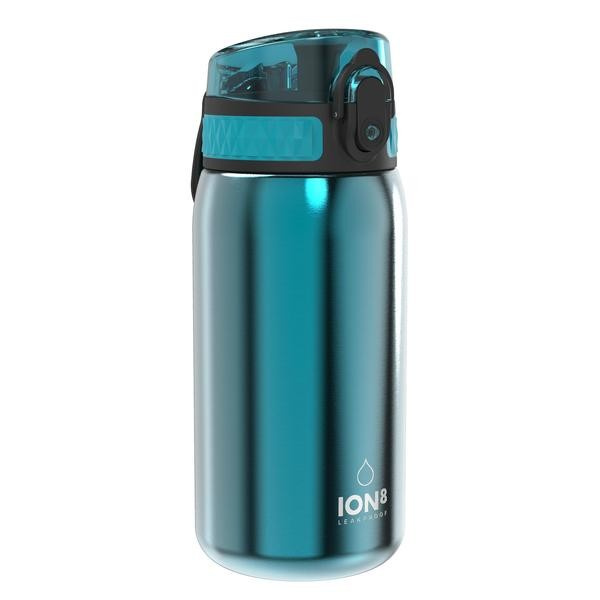 ion8 Leak Proof nerezová láhev Aqua, 400 ml