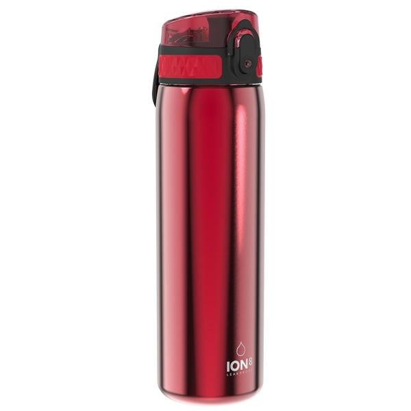 ion8 Leak Proof nerezová láhev Red, 600 ml