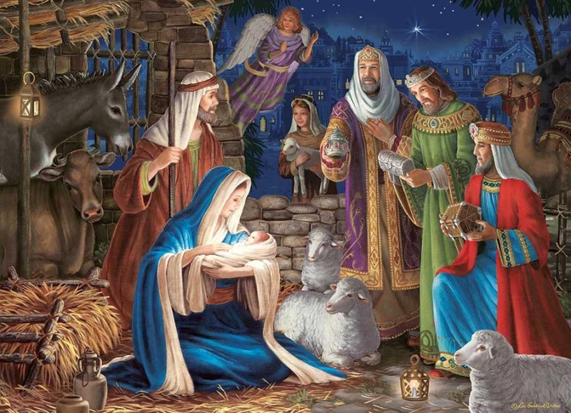 Kreativní puzzle Zázrak v Betlémě 1000 dílků