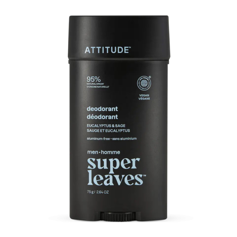 ATTITUDE Deodorant tuhý pro muže Super leaves Eukalyptus a šalvěj