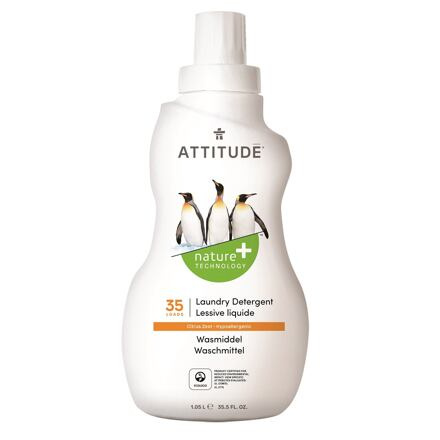 ATTITUDE Prací gel s vůní citronové kůry 1050 ml (35 pracích dávek)
