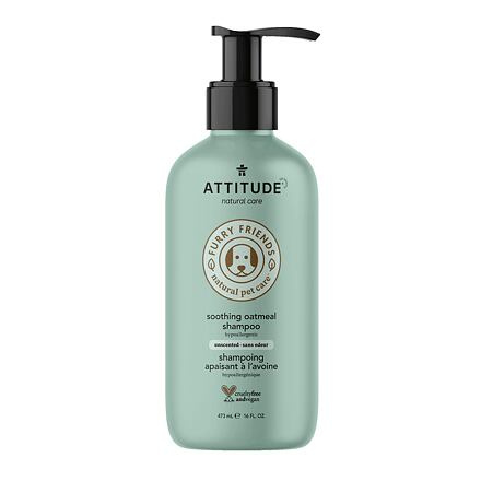 Přírodní zklidňující šampon ATTITUDE Furry Friends pro zvířecí mazlíčky - s ovsem 473 ml