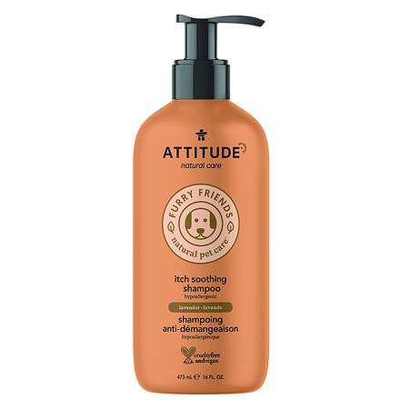 Přírodní šampon ATTITUDE Furry Friends pro zvířecí mazlíčky - proti svědění 473 ml